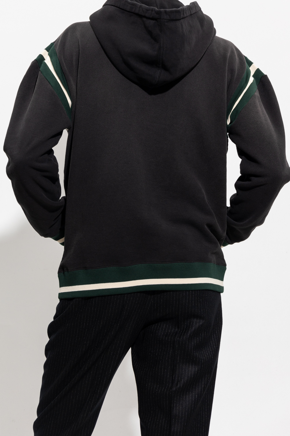 SchaferandweinerShops Palau - Black Hoodie with logo Saint